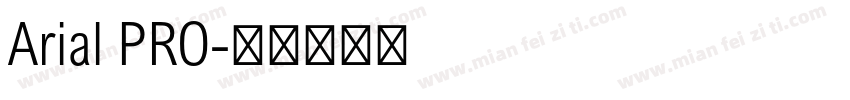 Arial PRO字体转换